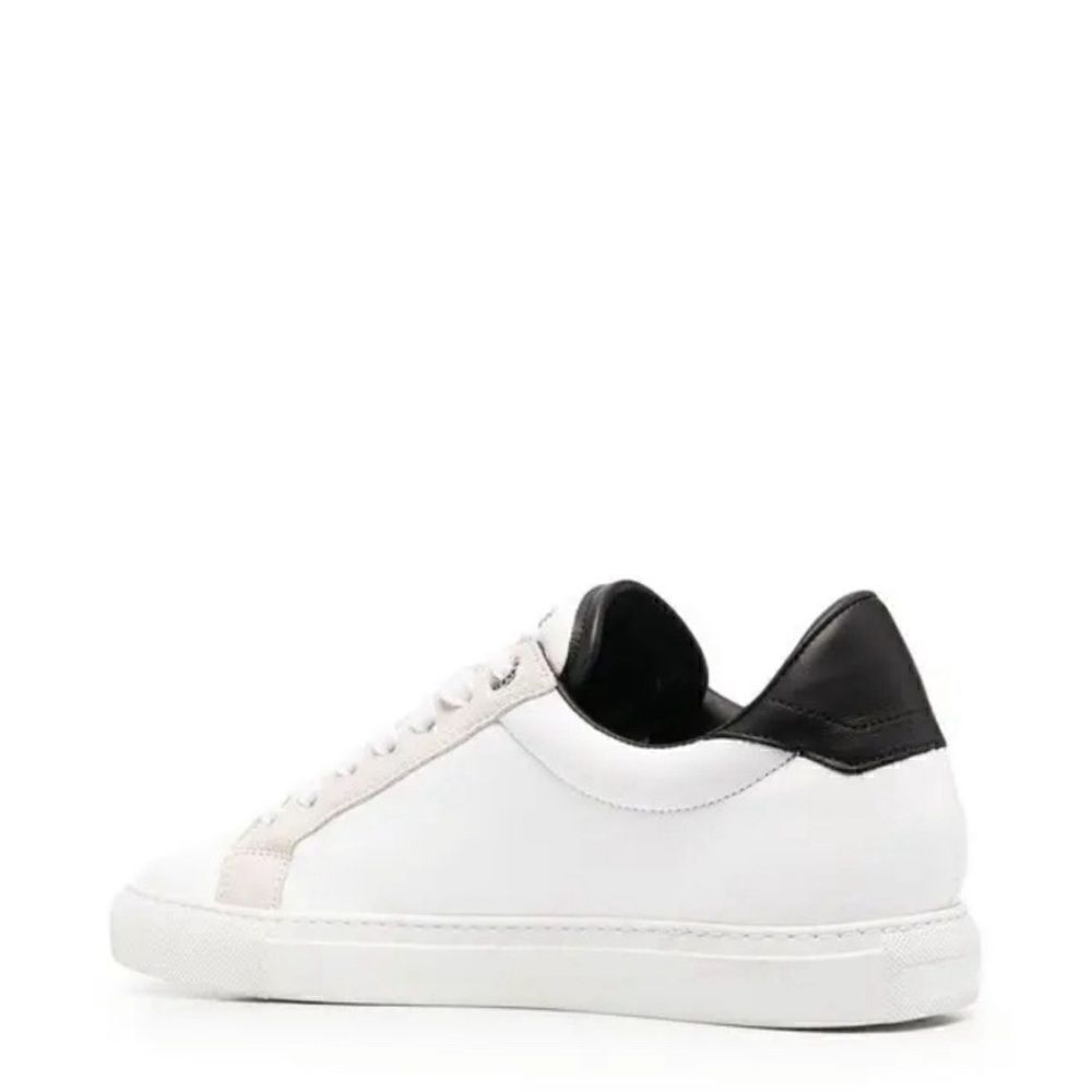 Zadig & Voltaire leather sneakers ZV1747 tattoo style heart patch French 41/US10 - Picture 4 of 15